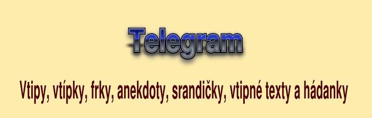Vtip, frk, anekdota Telegram z kategorie O židech